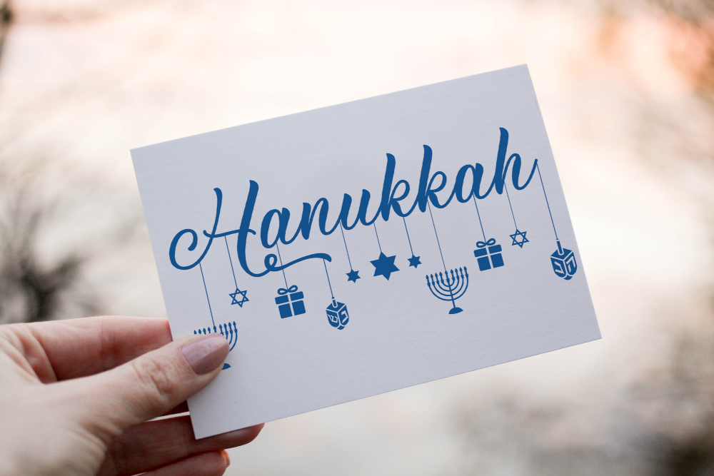 Hanukkah Card, Hanukkah, Personalised Hanukkah Celebrations